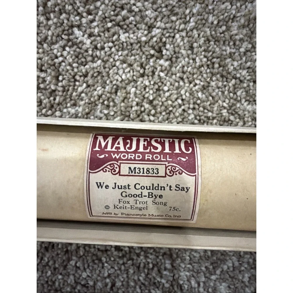 Vintage QRS,Imperial & International Player Piano Word Rolls. Lot Of 5. See Pocs
